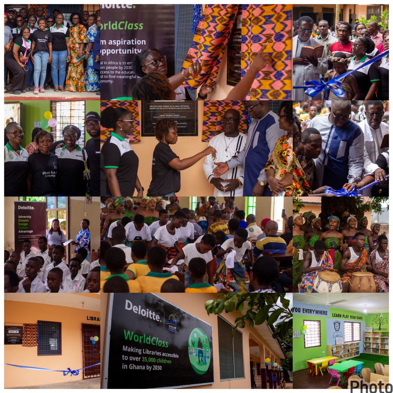 Read more about the article Deloitte, Spring-Up commission library in Volta Region, over 3,000 learners to benefit